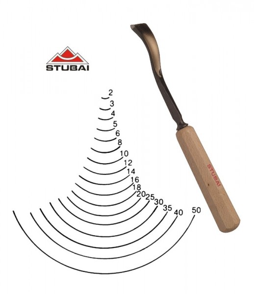 Stubai Standard - Stich 8 - verkehrt gekröpfte Form scharf